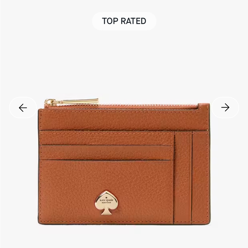 Kate Spade Tan Leather Card Wallet